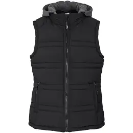 Ladies Okinawa Bodywarmer Black Front